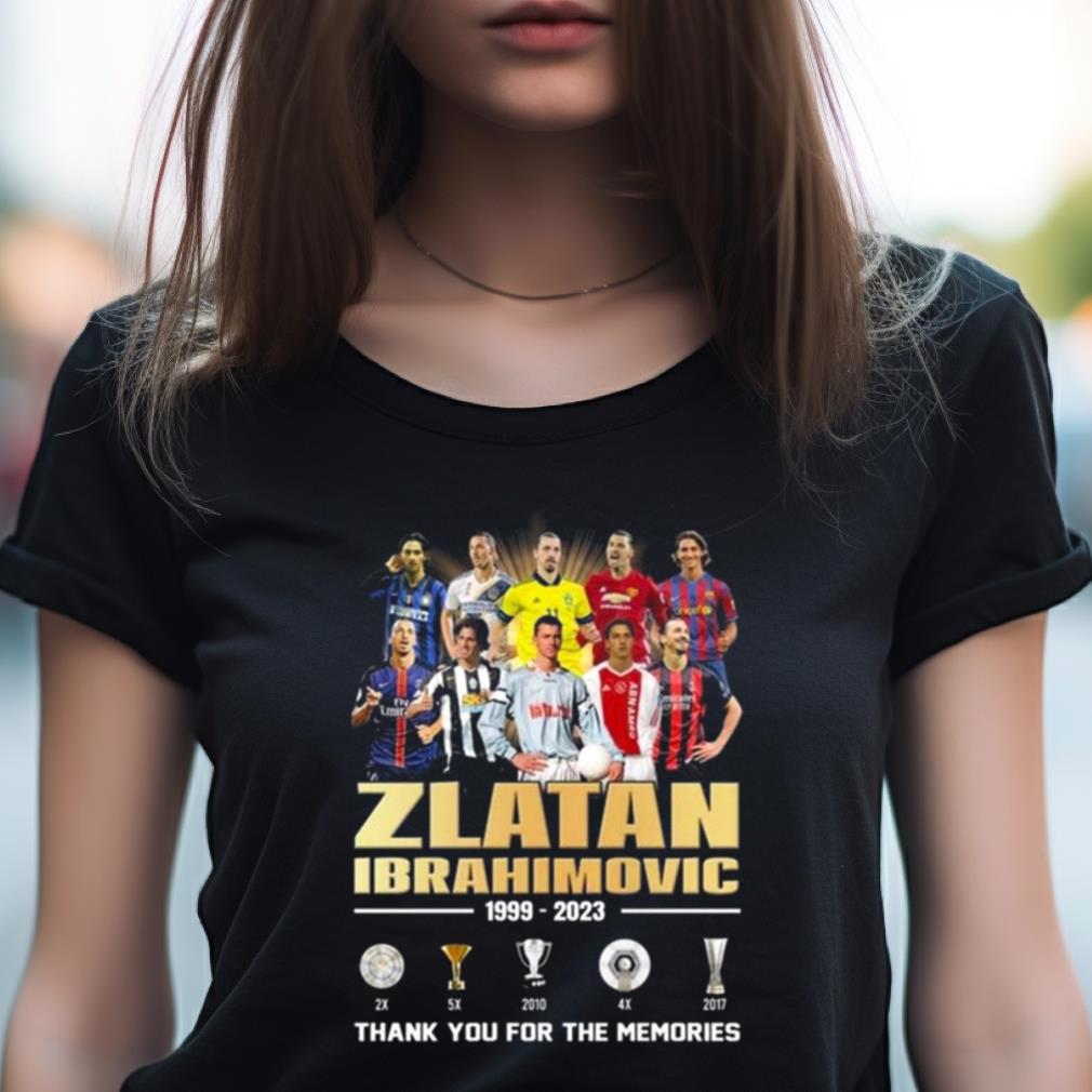 Zlatan Ibrahimovic 1999 – 2023 Thank You For The Memories Shirt