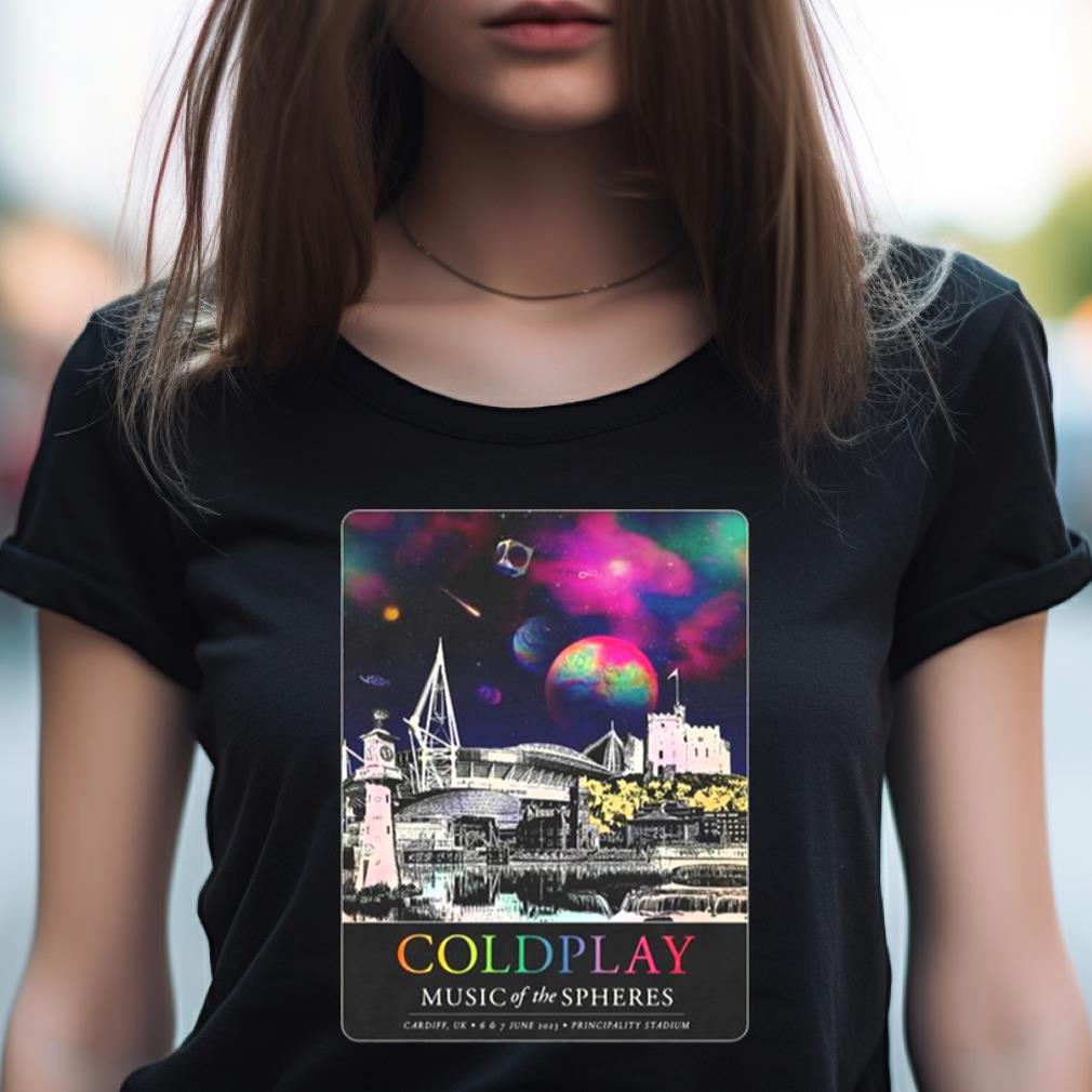 coldplay Music Of The Spheres Tour Cardiff UK June 6 & 7 2023 Shirt