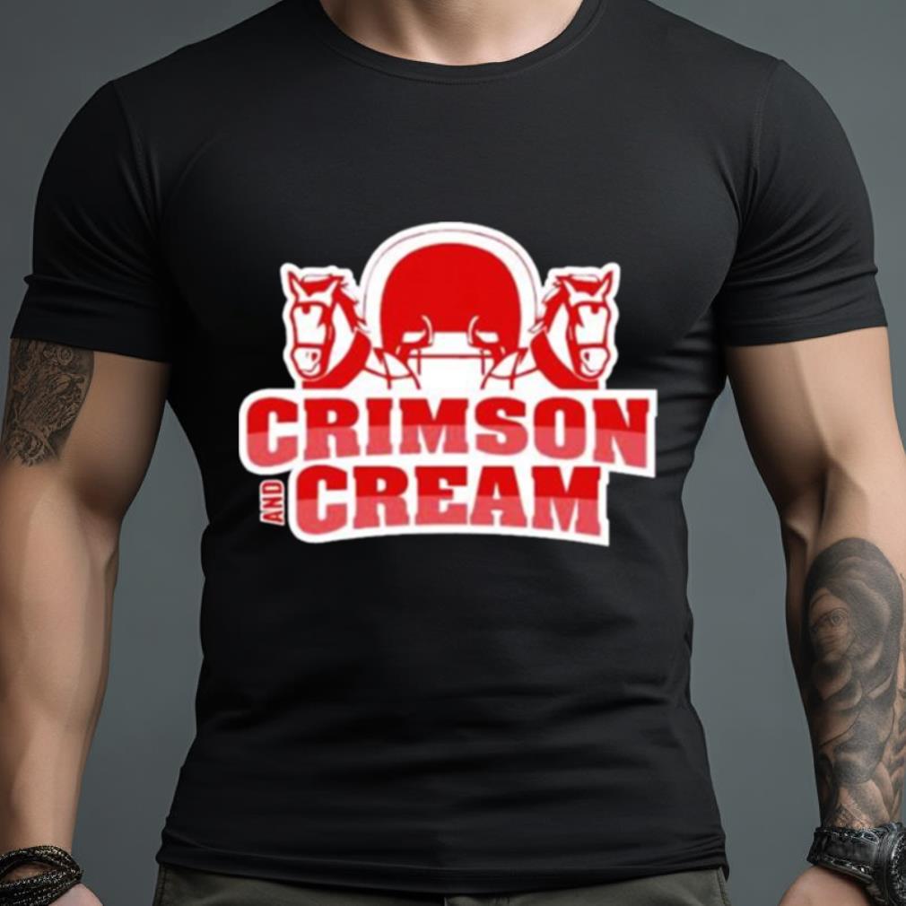 crimson and Cream logo Shirt