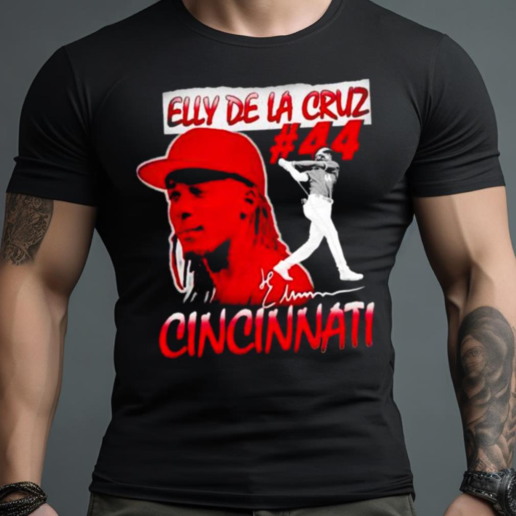 elly De La Cruz no 44 Cincinnati signature Shirt