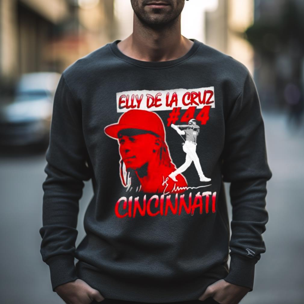 elly De La Cruz no 44 Cincinnati signature Shirt