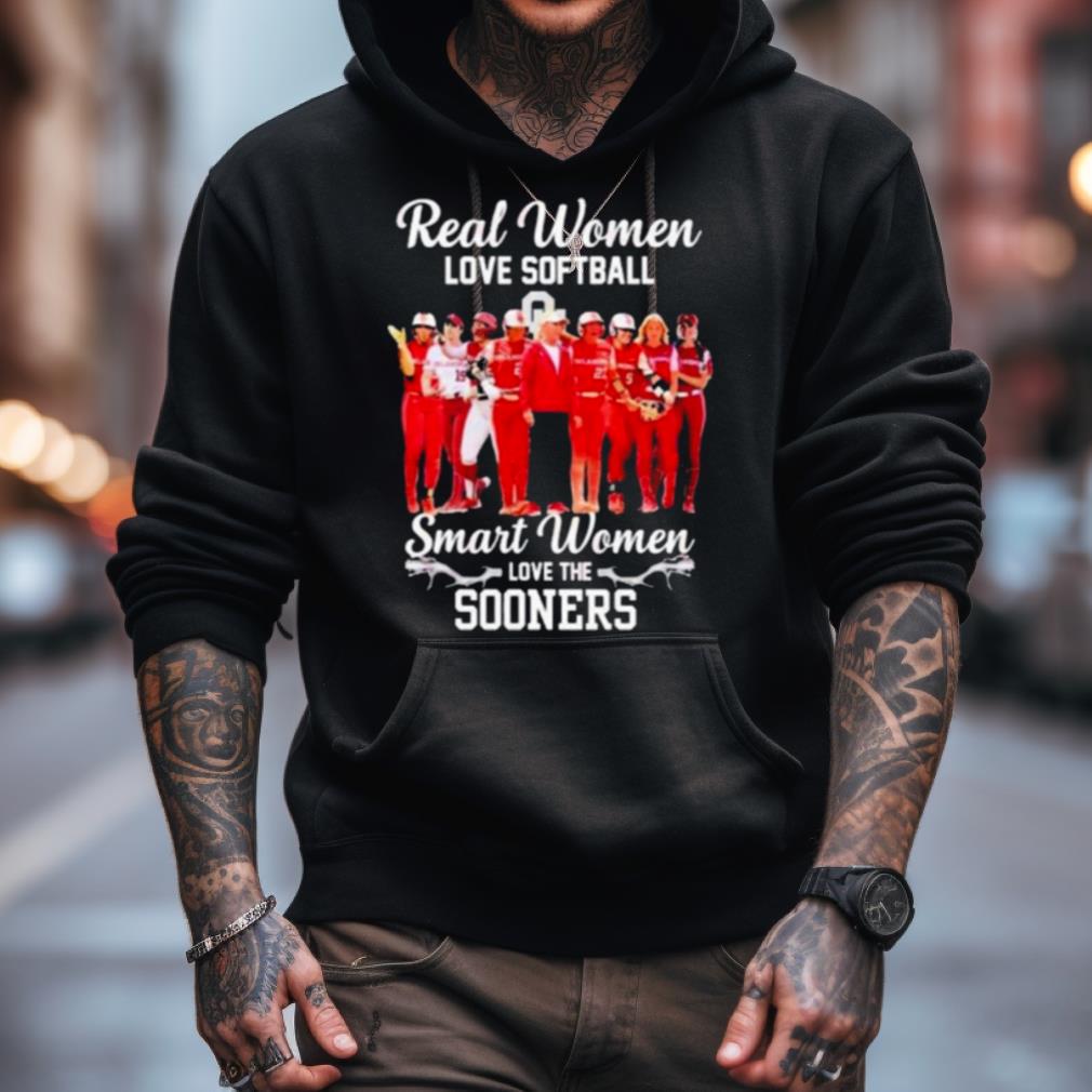 real women love baseball smart women love the Sooners Shirt