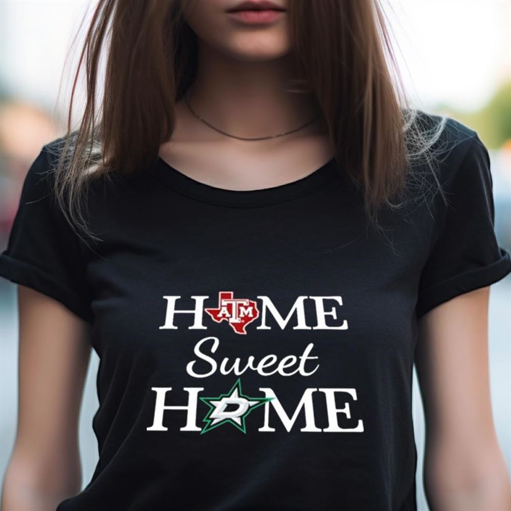 texas Baseball and Dallas Hockey Home Sweet Home Shirt texas Baseball and Dallas Hockey Home Sweet Home Shirt