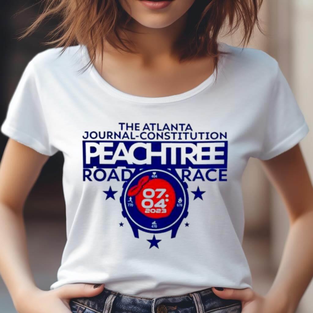 07 04 2023 Atlanta Journal Constitution Peachtree Road Race Shirt