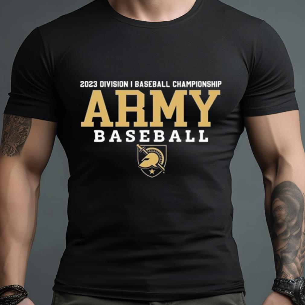 2023 Division I Champions Baseball Army Black Knights Baseball Shirt
