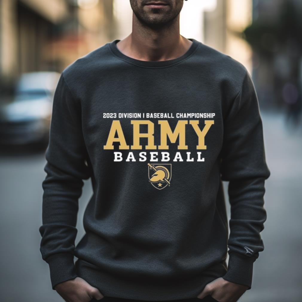 2023 Division I Champions Baseball Army Black Knights Baseball Shirt