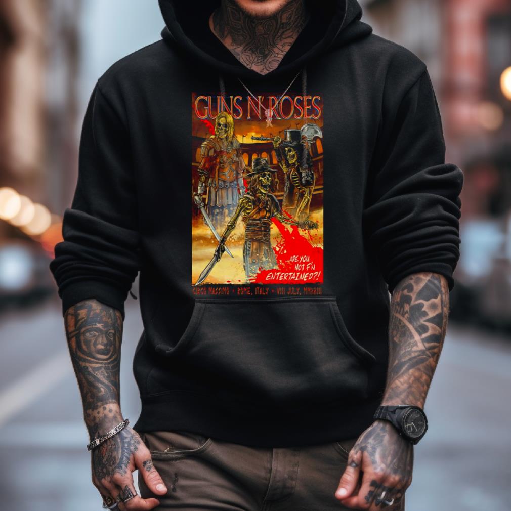 2023 Guns N' Roses Rome Italy Event Shirt 2023 Guns N' Roses Rome Italy Event Shirt