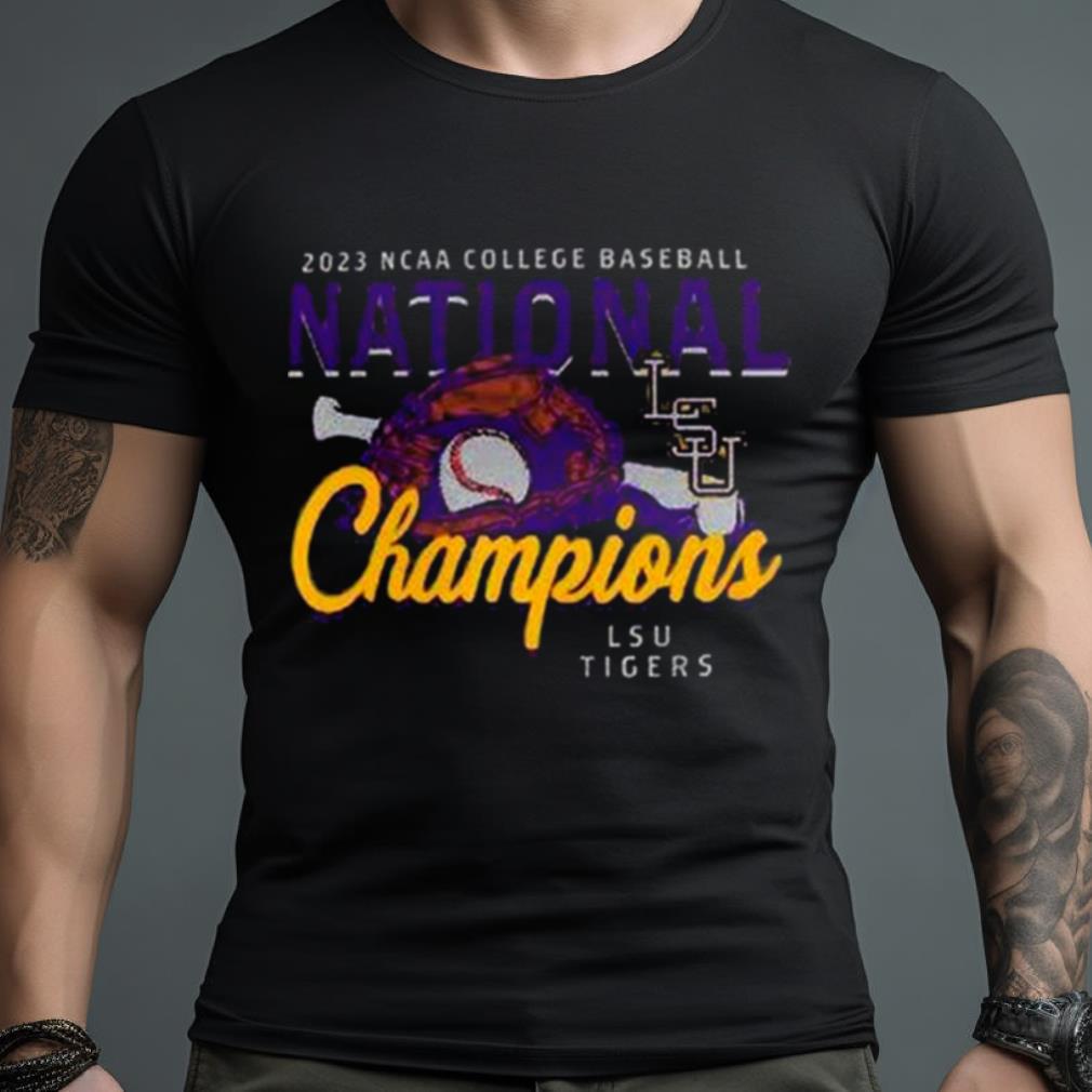 2023 Ncaa Baseball National Champions Lsu Tigers Men’S Baseball Shirt