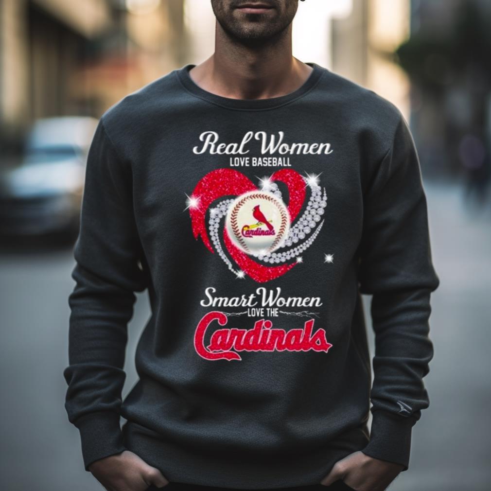 2023 Real Women Love Baseball Smart Women Love The St. Louis Cardinals 2023 Shirt