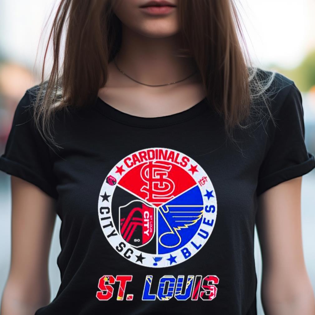 Official 2023 St Louis Sports Teams Shirt Cardinals Blues And City FC T- Shirt, hoodie, sweatshirt for men and women