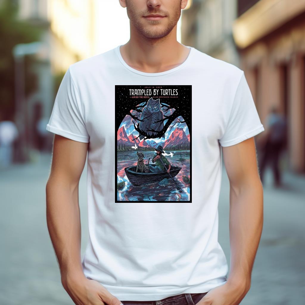 2023 Trampled By Turtles Dillon Co Poster Shirt