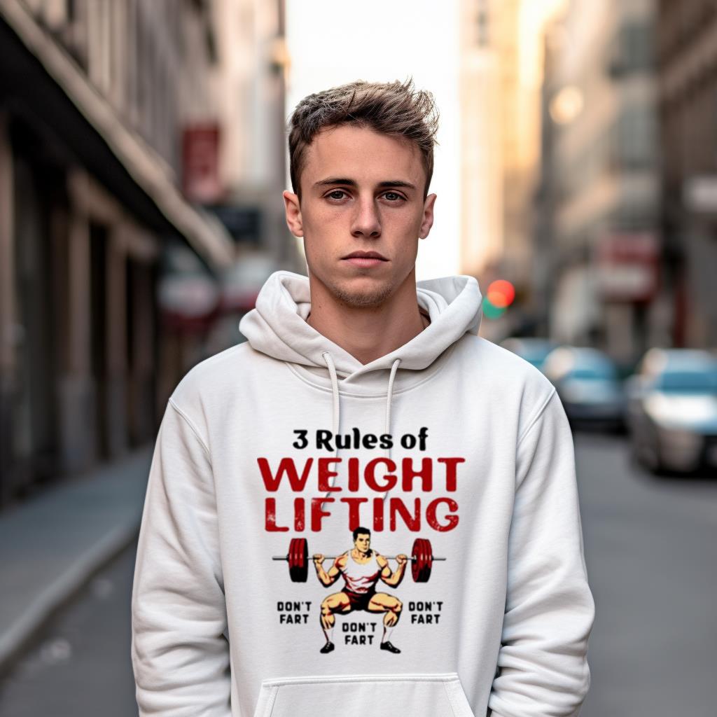 3 Rules Of Weightlifting Don'T Fart Shirt 3 Rules Of Weightlifting Don'T Fart Shirt
