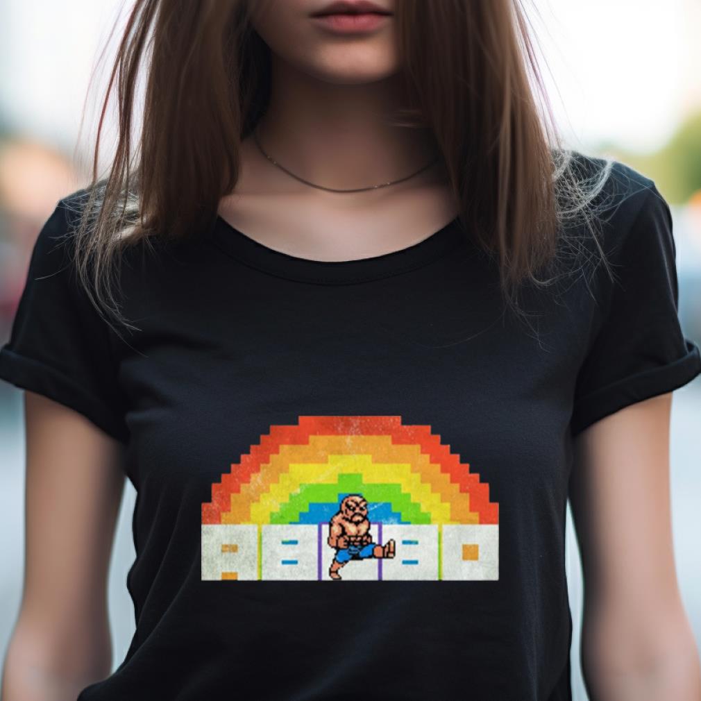Abobo Rainbow Double Dragon Shirt