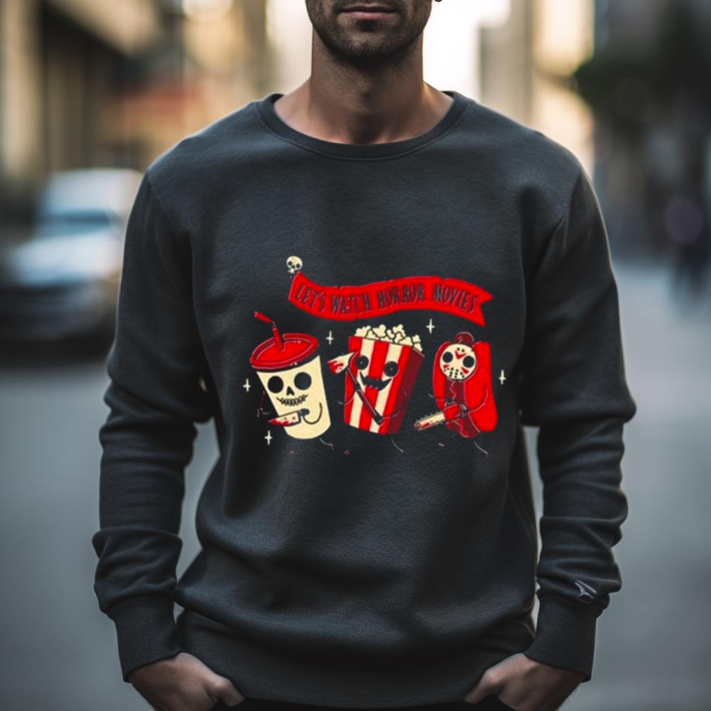 Acidcandy Let’S Watch Horror Movies Shirt