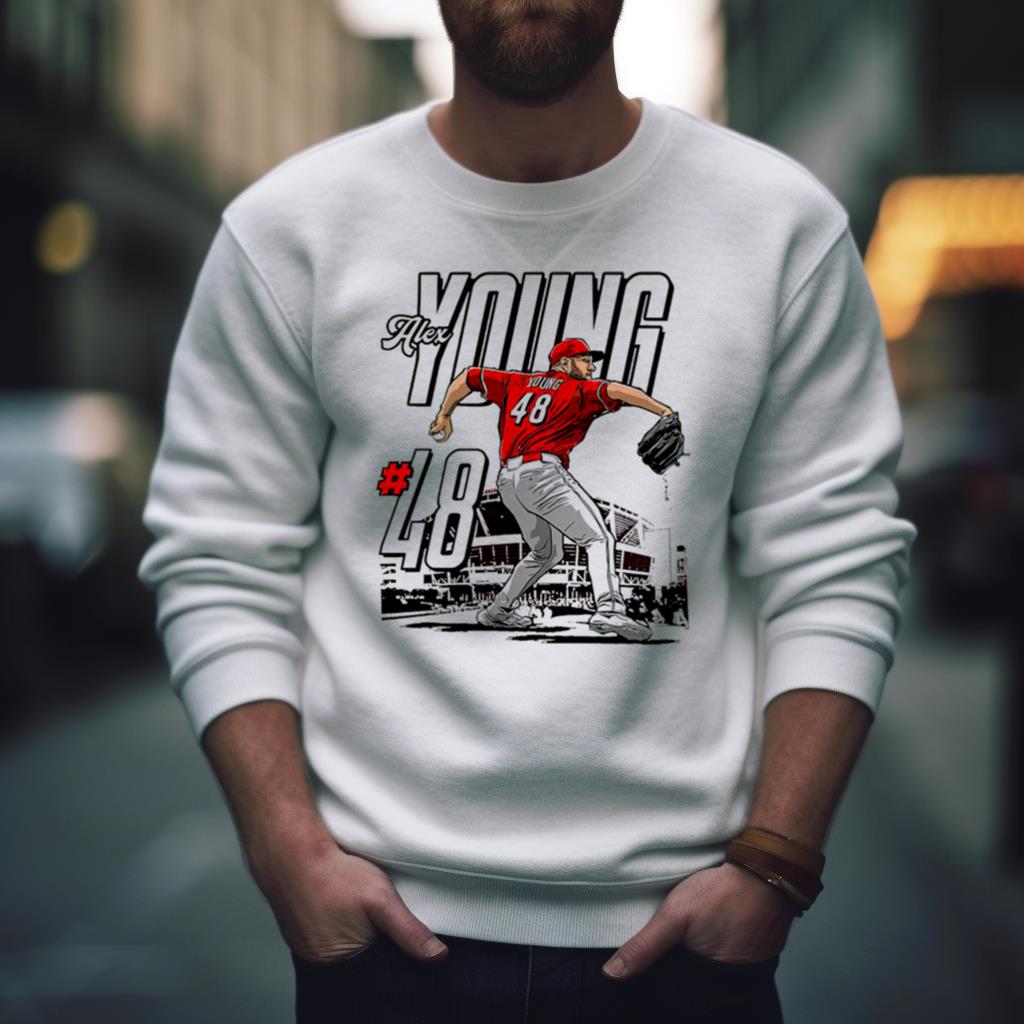 Alex Young 7 Cincinnati Reds Stadium Art Shirt