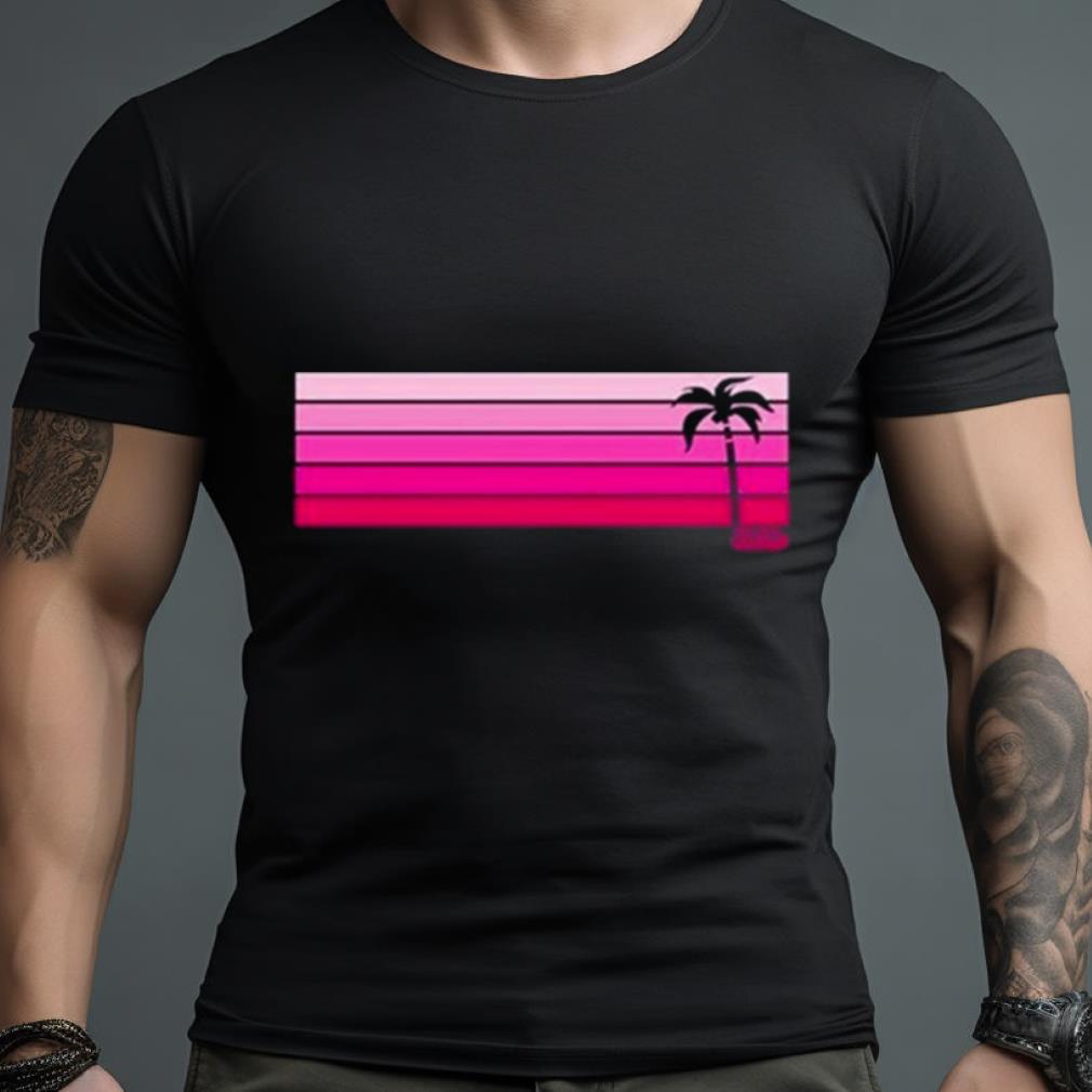 Amc Theatres Barbie The Movie Palm Stripe Shirt