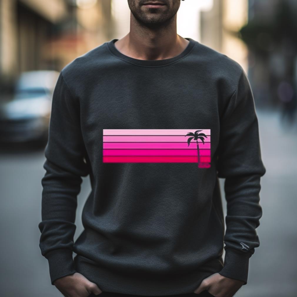 Amc Theatres Barbie The Movie Palm Stripe Shirt