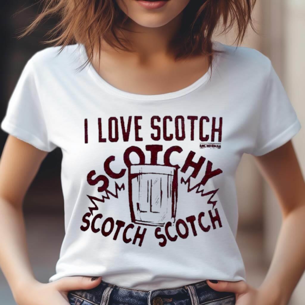Anchorman I Love Scotch Shirt Anchorman I Love Scotch Shirt