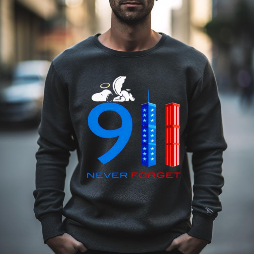Angel Snoopy Memorial Day Never Forget Shirt