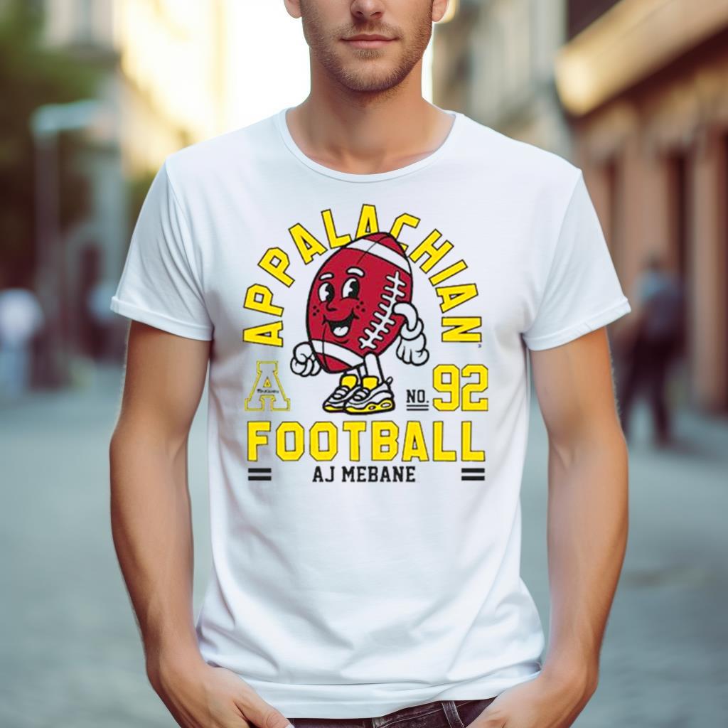 Appalachian State Mountaineers Aj Mebane 2023 Ncaa Football Shirt
