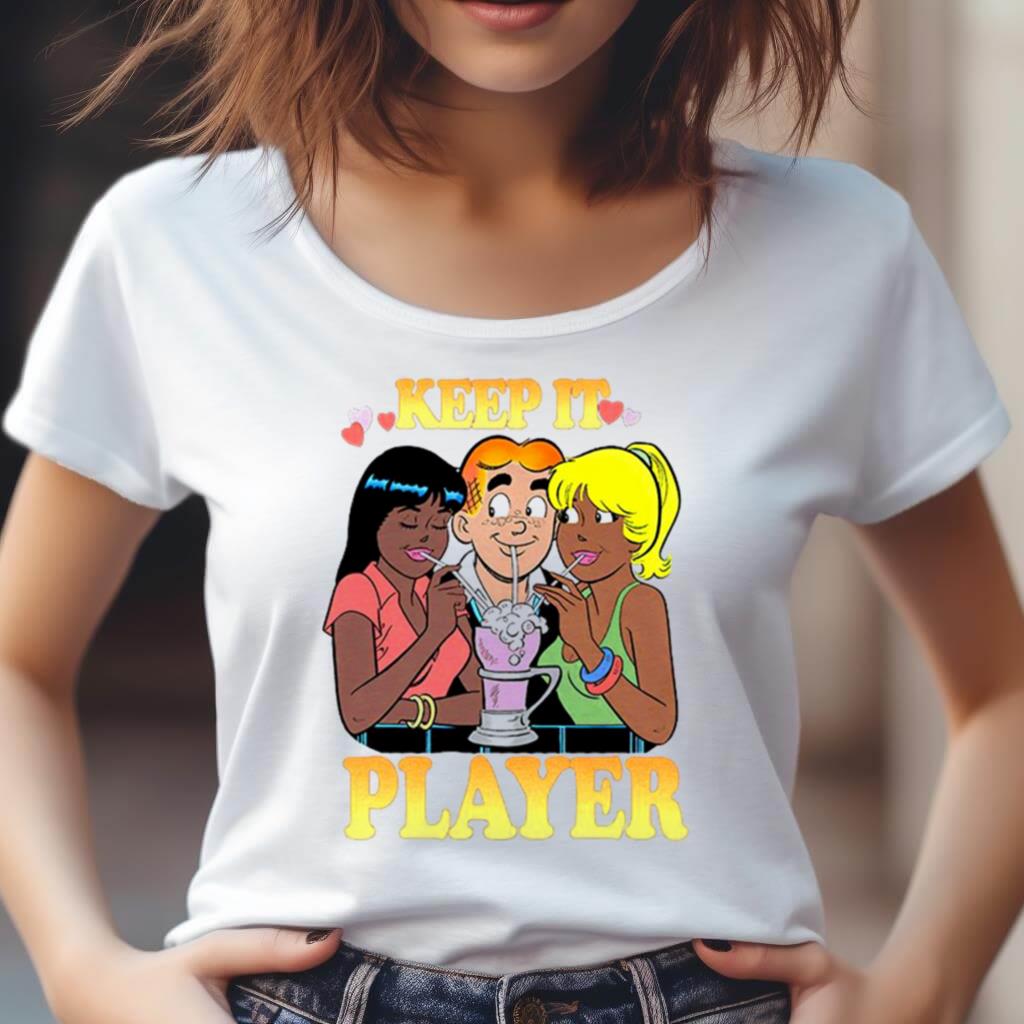Archie Betty And Veronica Keep It Player Shirt