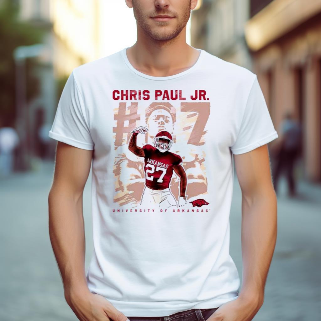 Arkansas Razorbacks Chris Paul Jr 2023 Ncaa Football Shirt