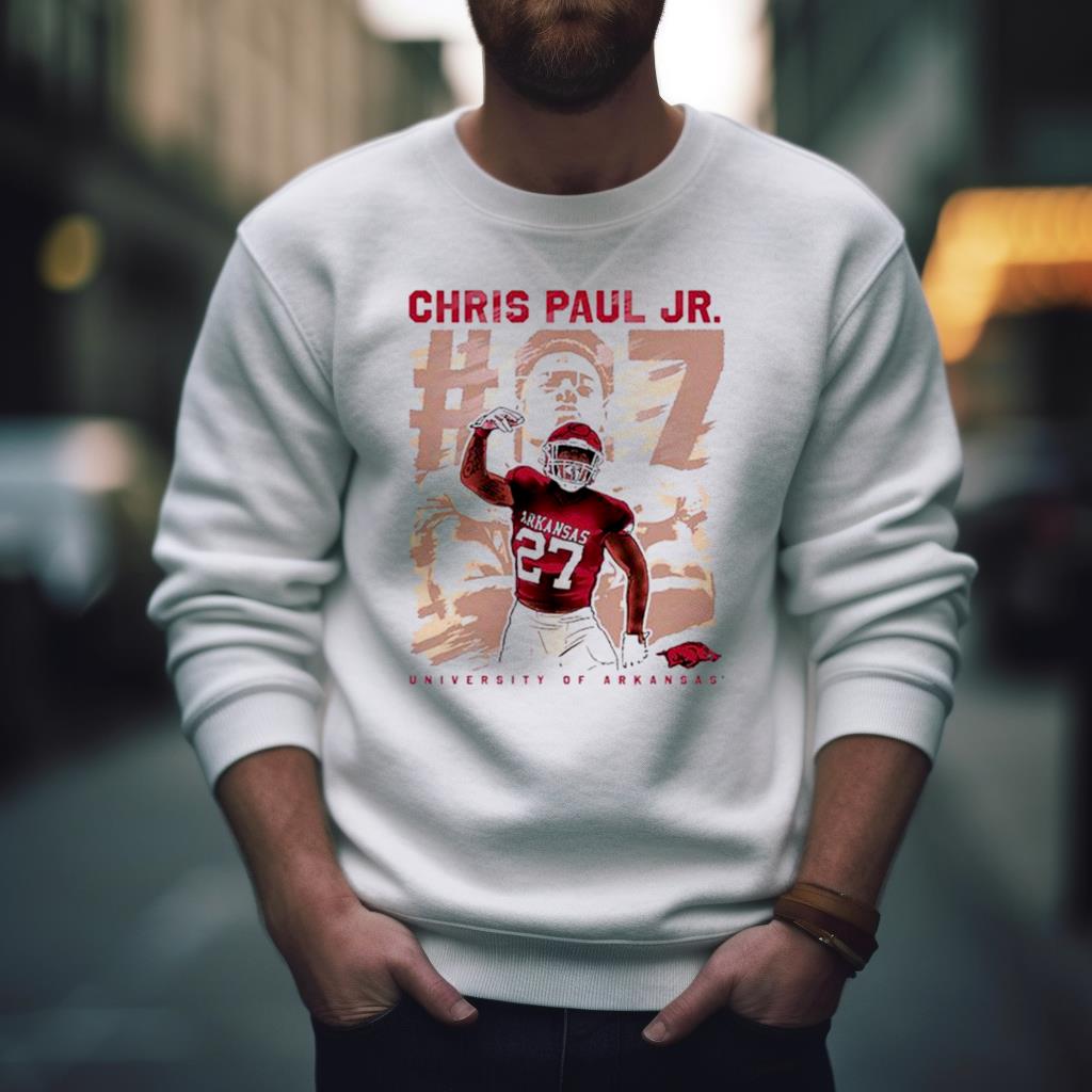 Arkansas Razorbacks Chris Paul Jr 2023 Ncaa Football Shirt