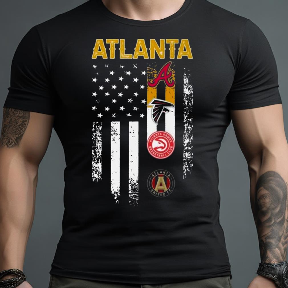 Atlanta City Team Sport Of Legend Champion 2023 Usa Flag Shirt