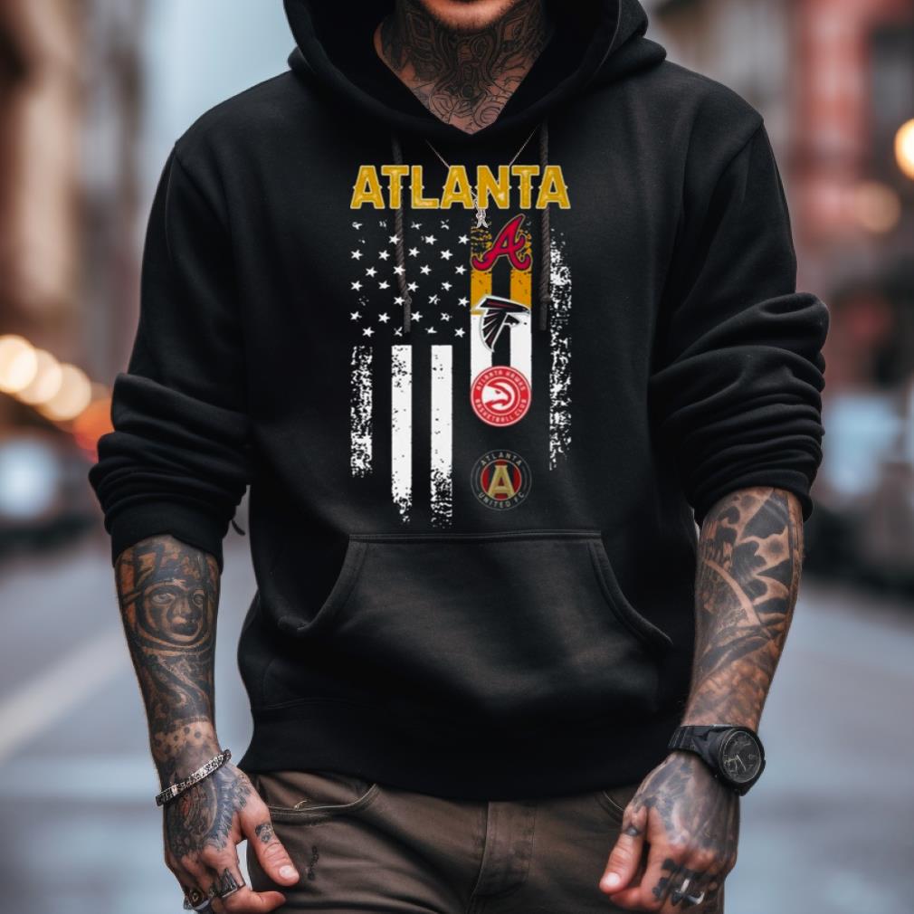 Atlanta City Team Sport Of Legend Champion 2023 Usa Flag Shirt