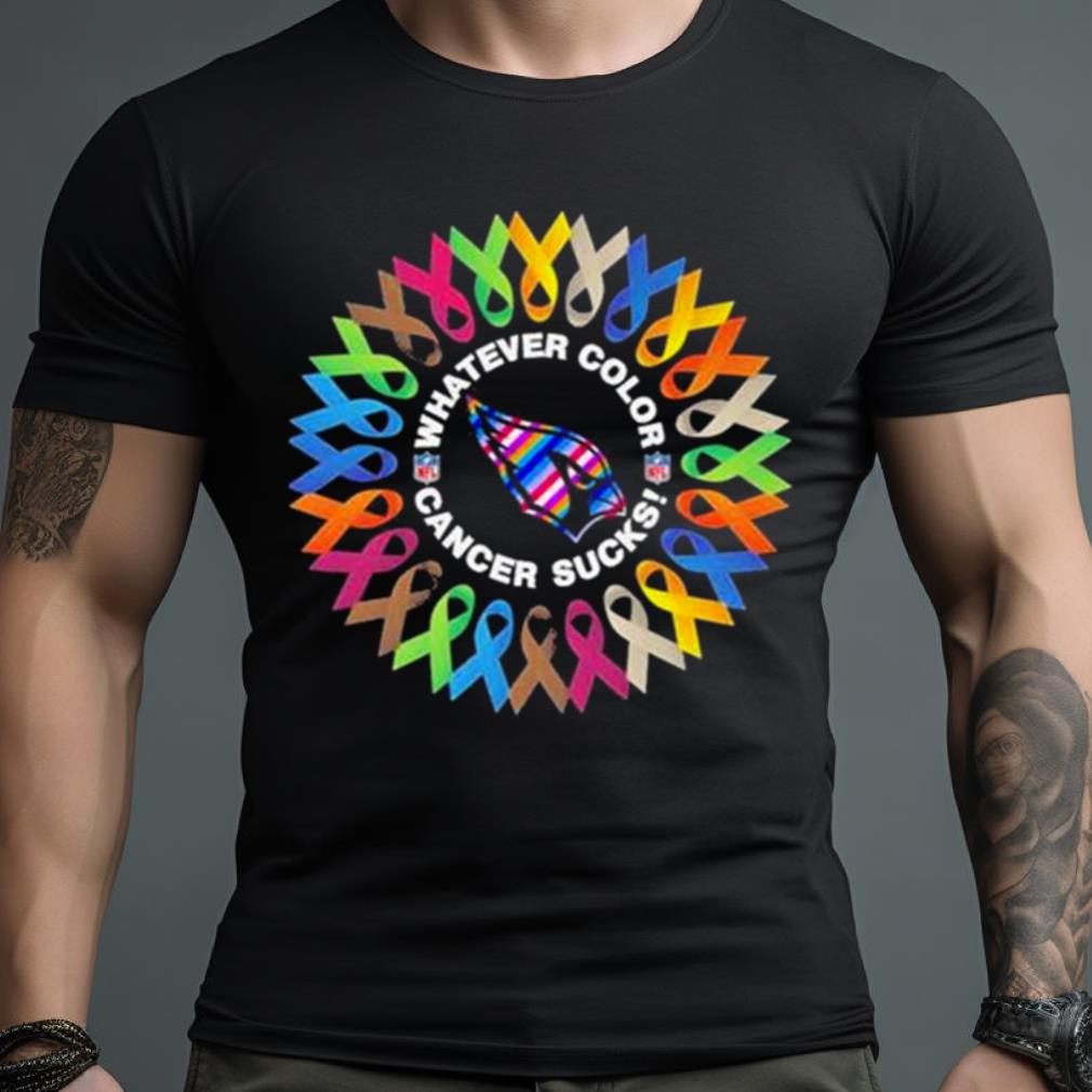 Atlanta Falcons Whatever Color Cancer Sucks Nfl 2023 Shirt