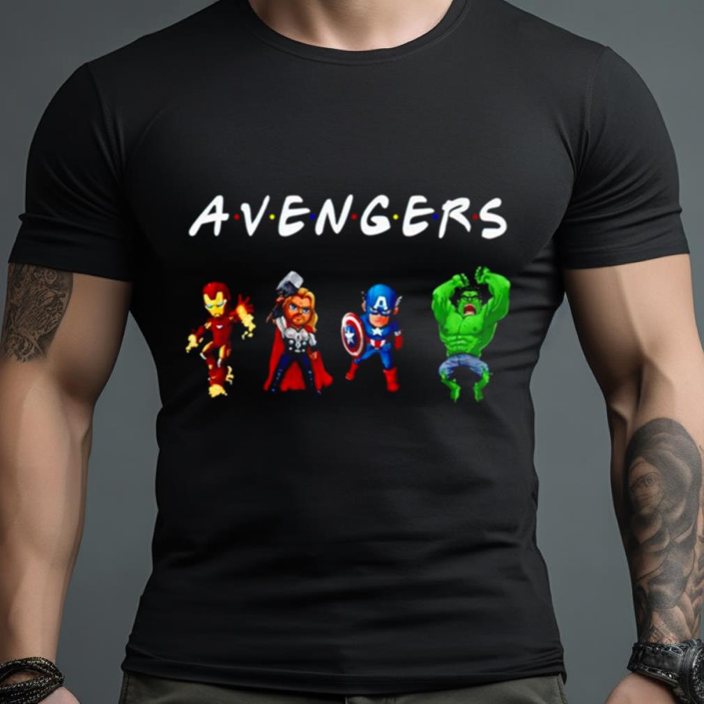 Avengers Friend Tv Iron Man And Thor And Captain America And Hulk Shirt