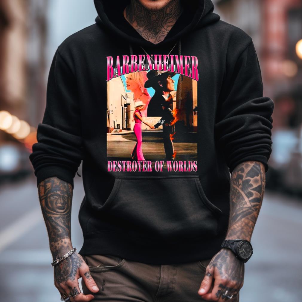 Barbenheimer Destroyer Of World Barbie X Oppenheimer T Shirt