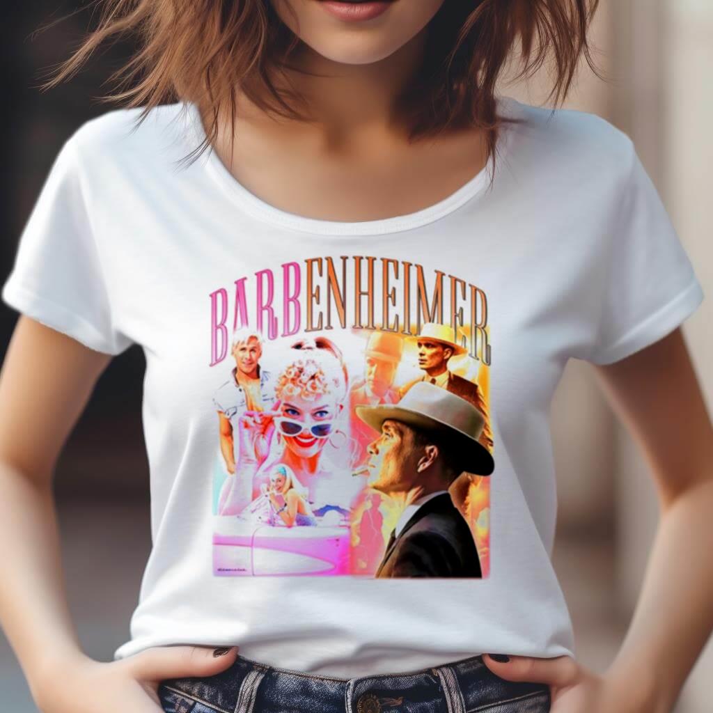 Barbenheimer Retro Shirt Barbenheimer Retro Shirt
