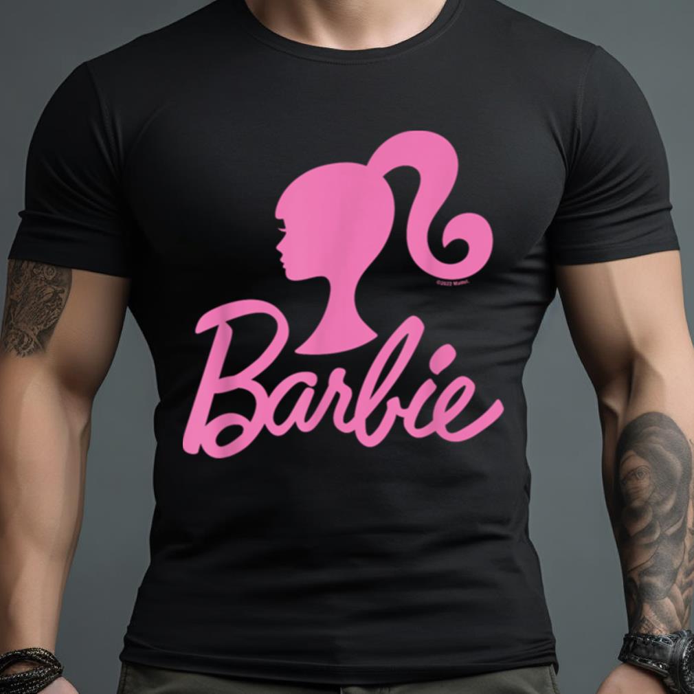 Barbie Barbie Pink Logo Glitter T Shirt