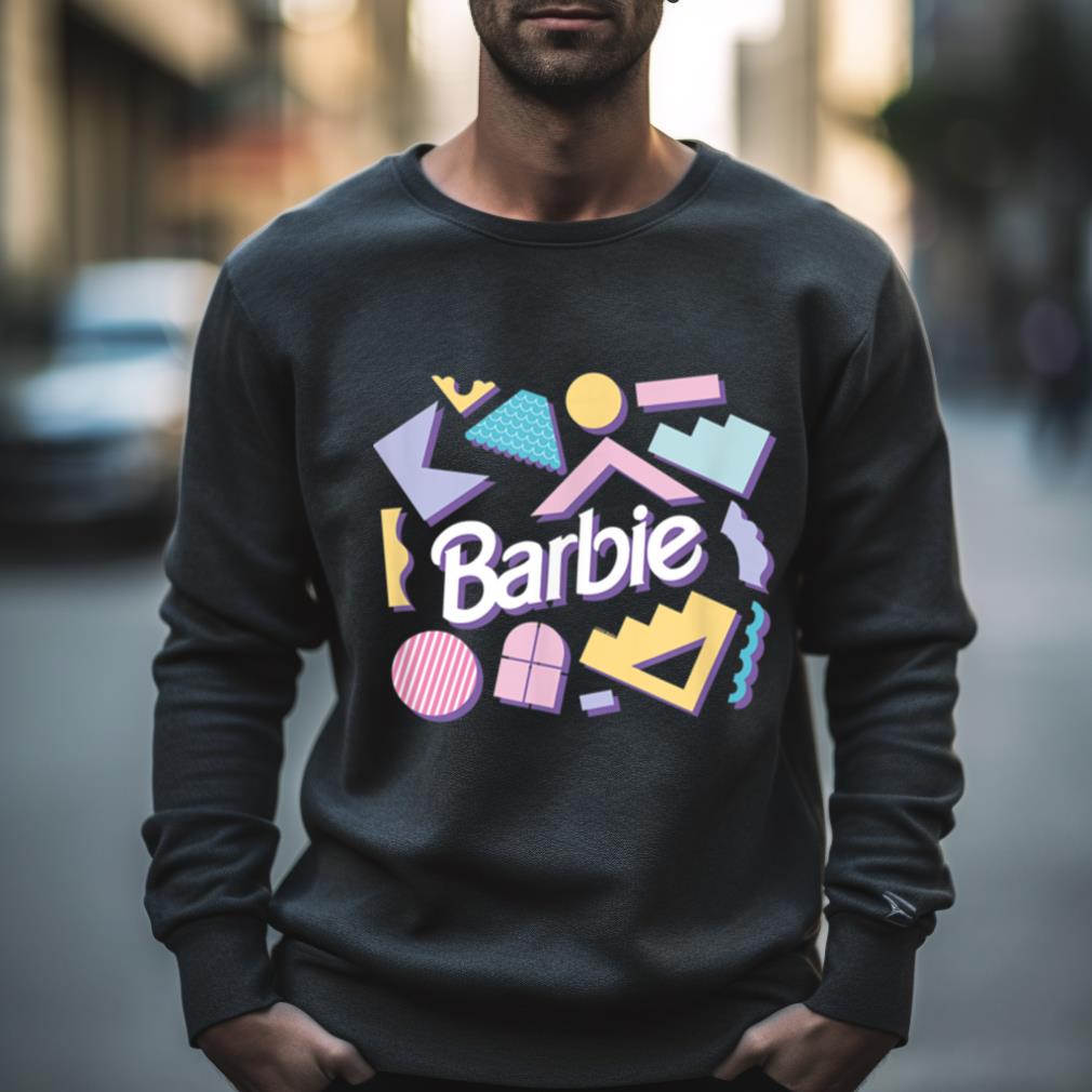 Barbie Logo Pastel 80’S Shapes T Shirt