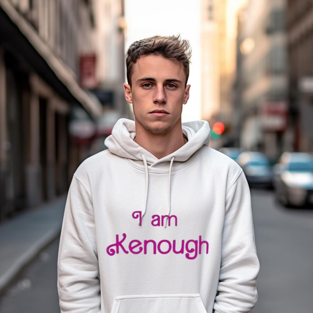 Barbie The Movie Official “I Am Kenough” Unisex Hoodie M