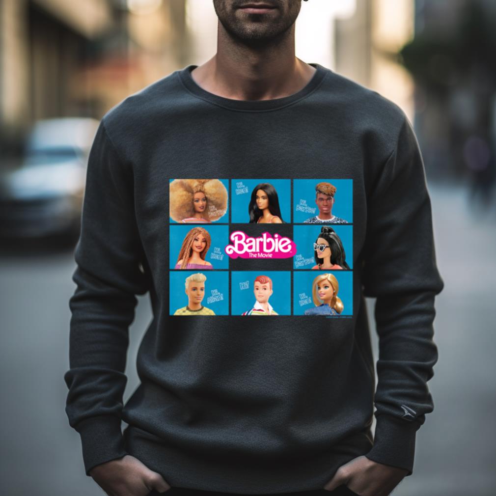 Barbie The Movie Grid T Shirt Barbie The Movie Grid T Shirt