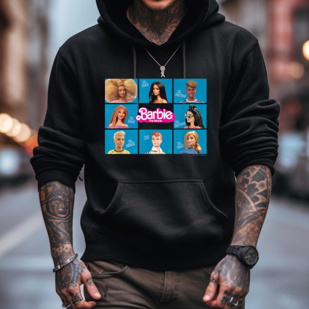 Barbie The Movie Grid T Shirt Barbie The Movie Grid T Shirt
