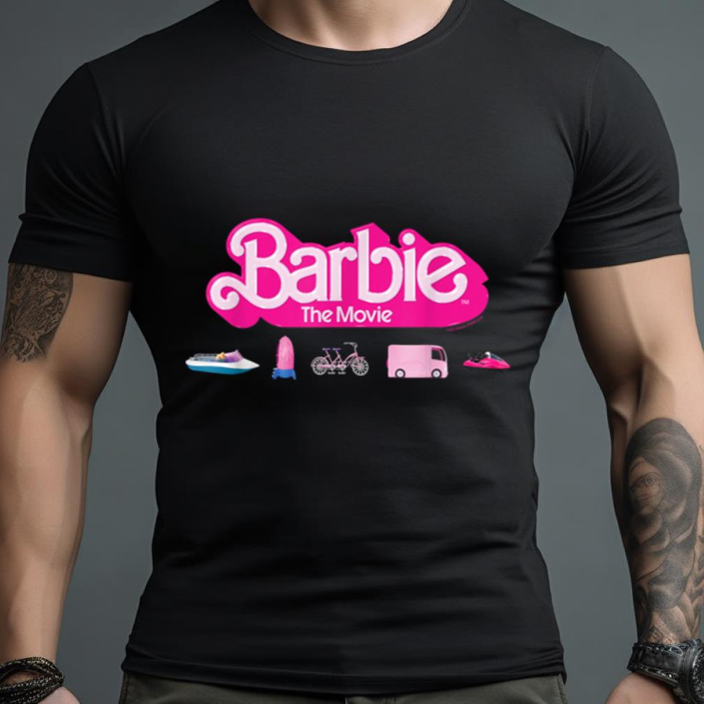 Barbie The Movie Transportation Vehicles T Shirt