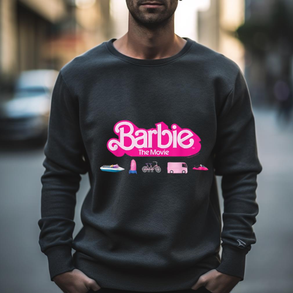 Barbie The Movie Transportation Vehicles T Shirt