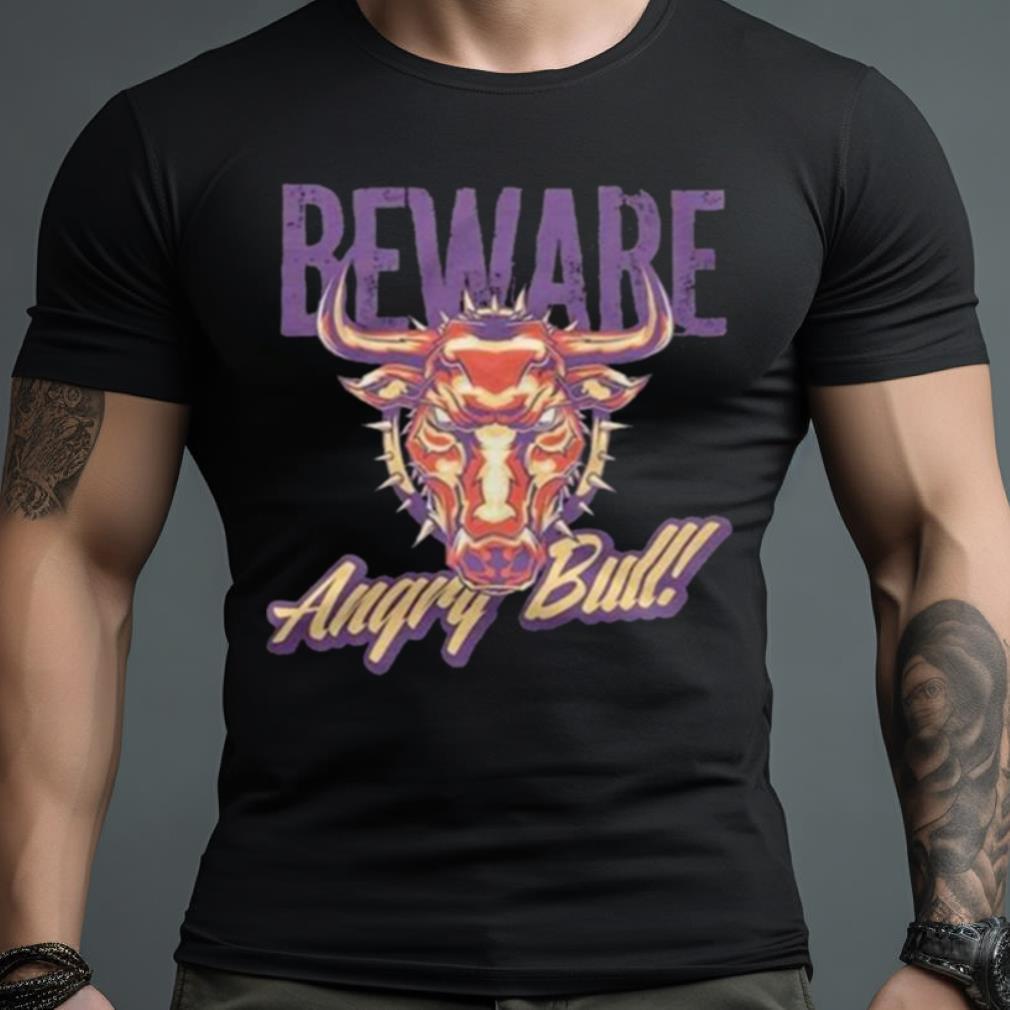 Beware Angry Bull Shirt