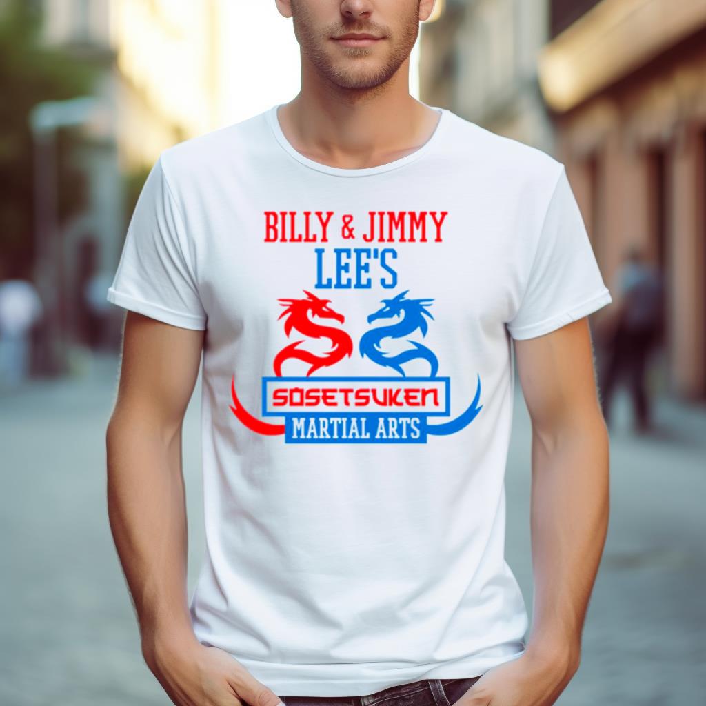 Billy & Jimmy Lee’S 90S Gym Class Double Dragon Shirt