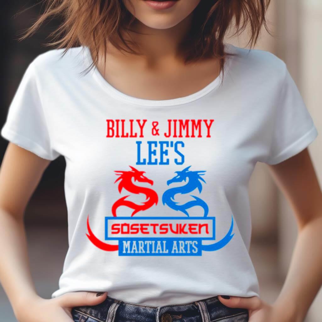 Billy & Jimmy Lee'S 90S Gym Class Double Dragon Shirt Billy & Jimmy Lee'S 90S Gym Class Double Dragon Shirt