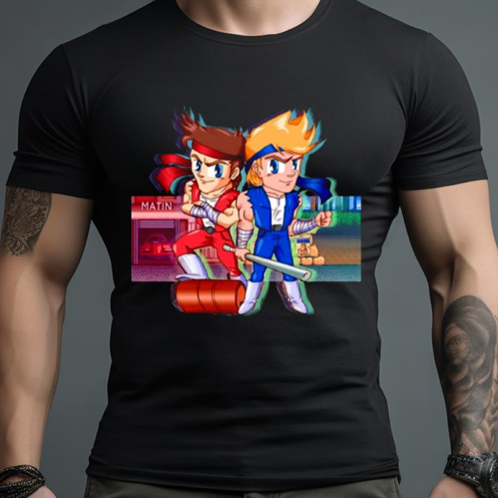 Billy Lee & Jimmy Lee Version 2 Double Dragon Shirt