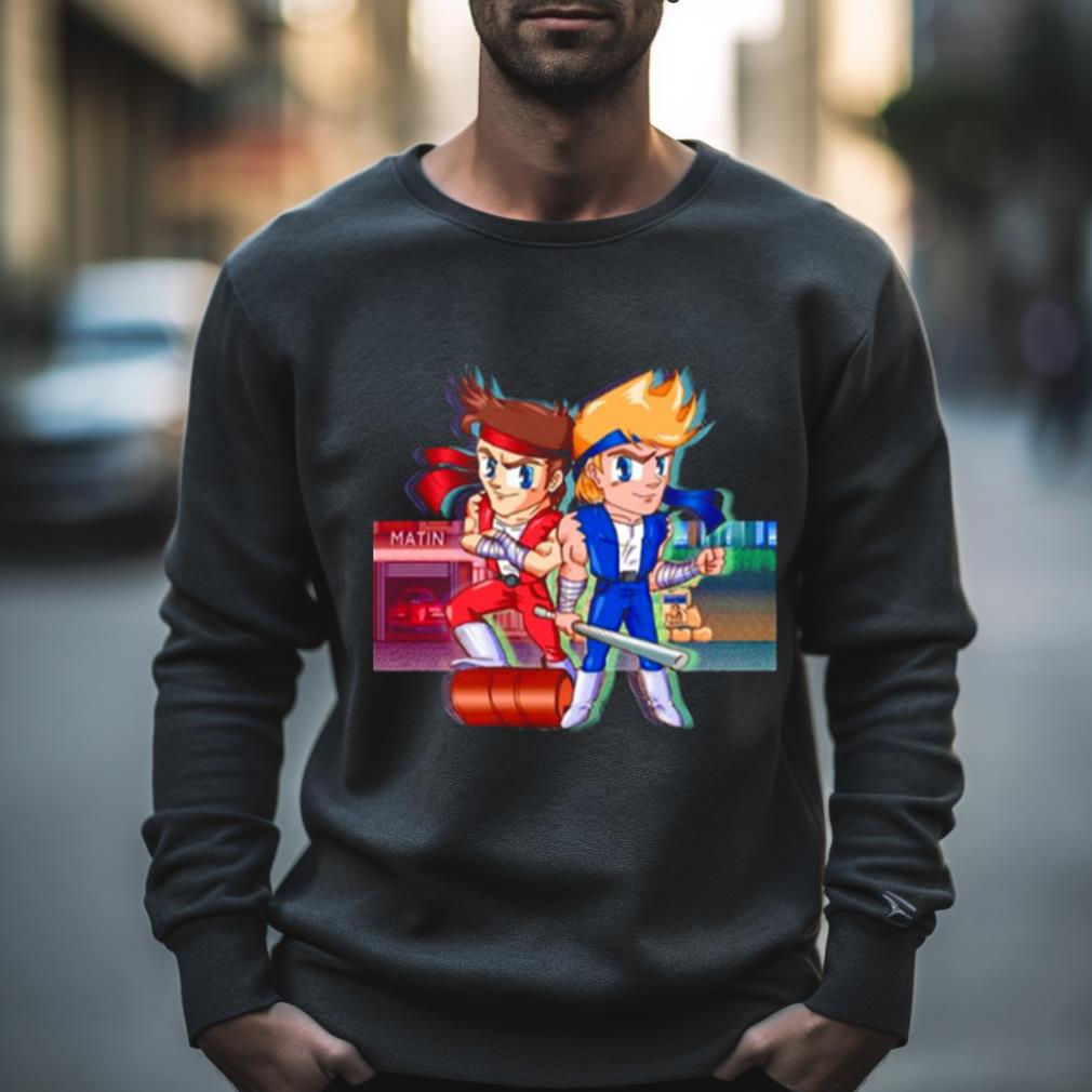 Billy Lee & Jimmy Lee Version 2 Double Dragon Shirt Billy Lee & Jimmy Lee Version 2 Double Dragon Shirt