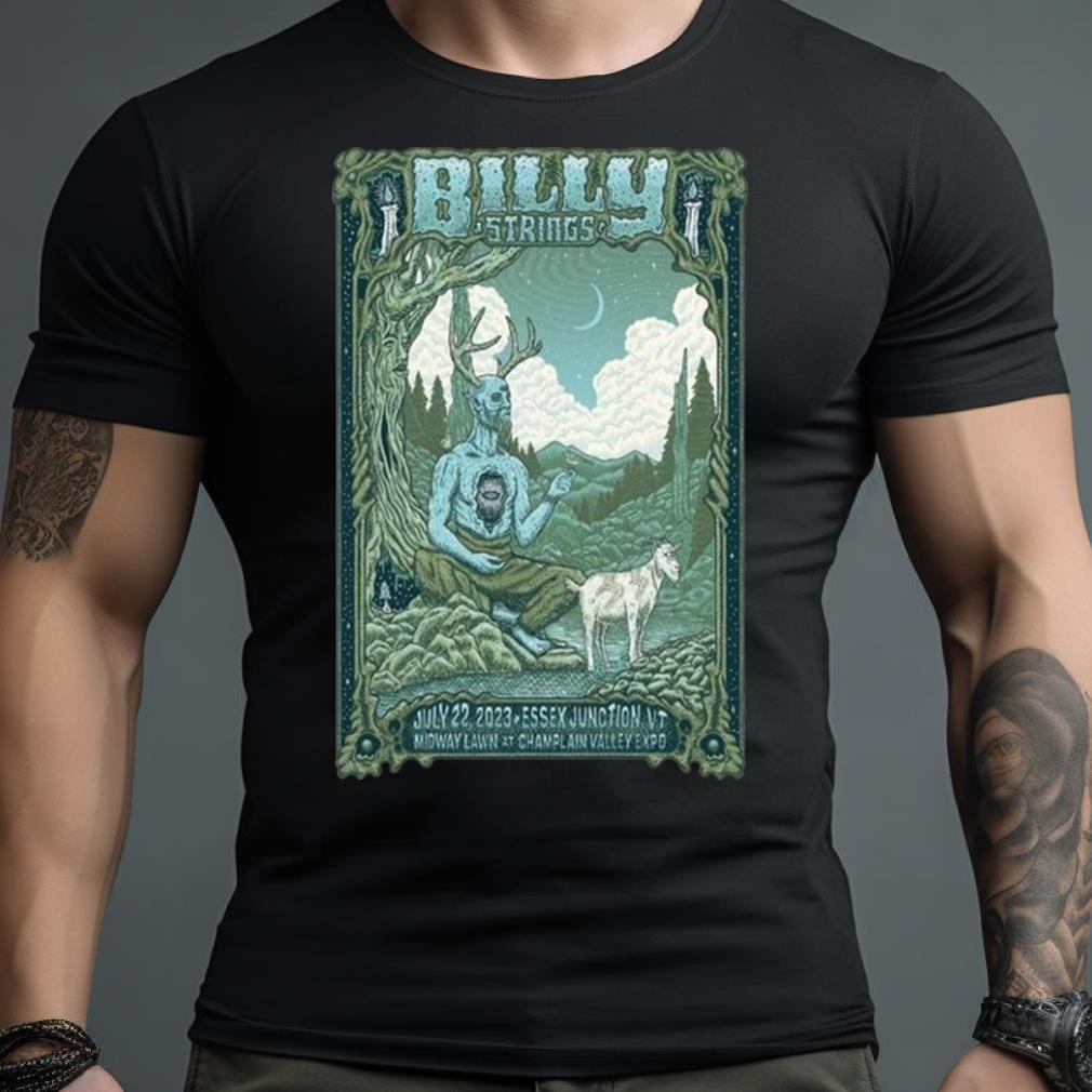 Billy Strings July 22, 2023 Essex Junction Vt Poster Shirt
