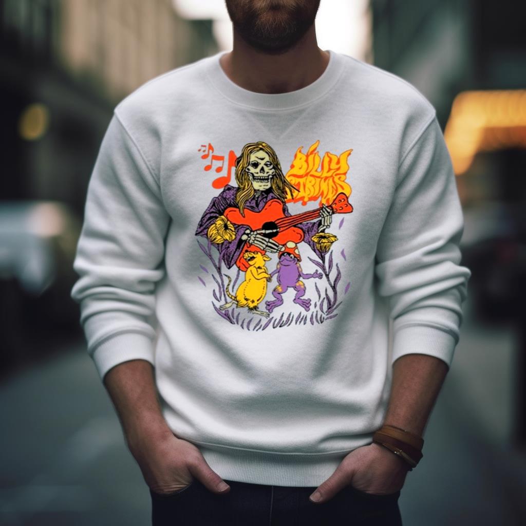 Billy Strings Summer 2023 Tour Skeletar Raglan Shirt