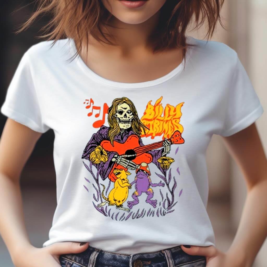 Billy Strings Summer 2023 Tour Skeletar Raglan Shirt Billy Strings Summer 2023 Tour Skeletar Raglan Shirt