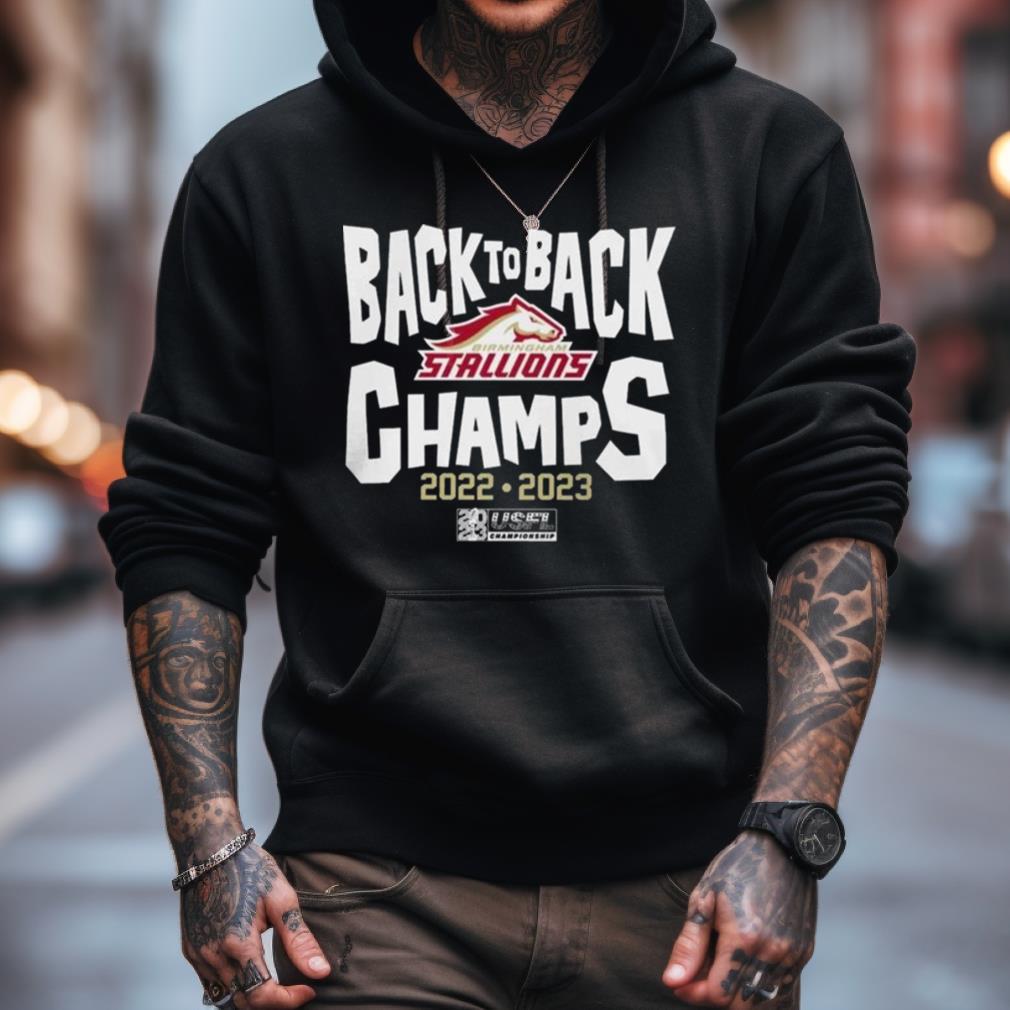 Birmingham Stallions Back To Back Champs Shirt Birmingham Stallions Back To Back Champs Shirt
