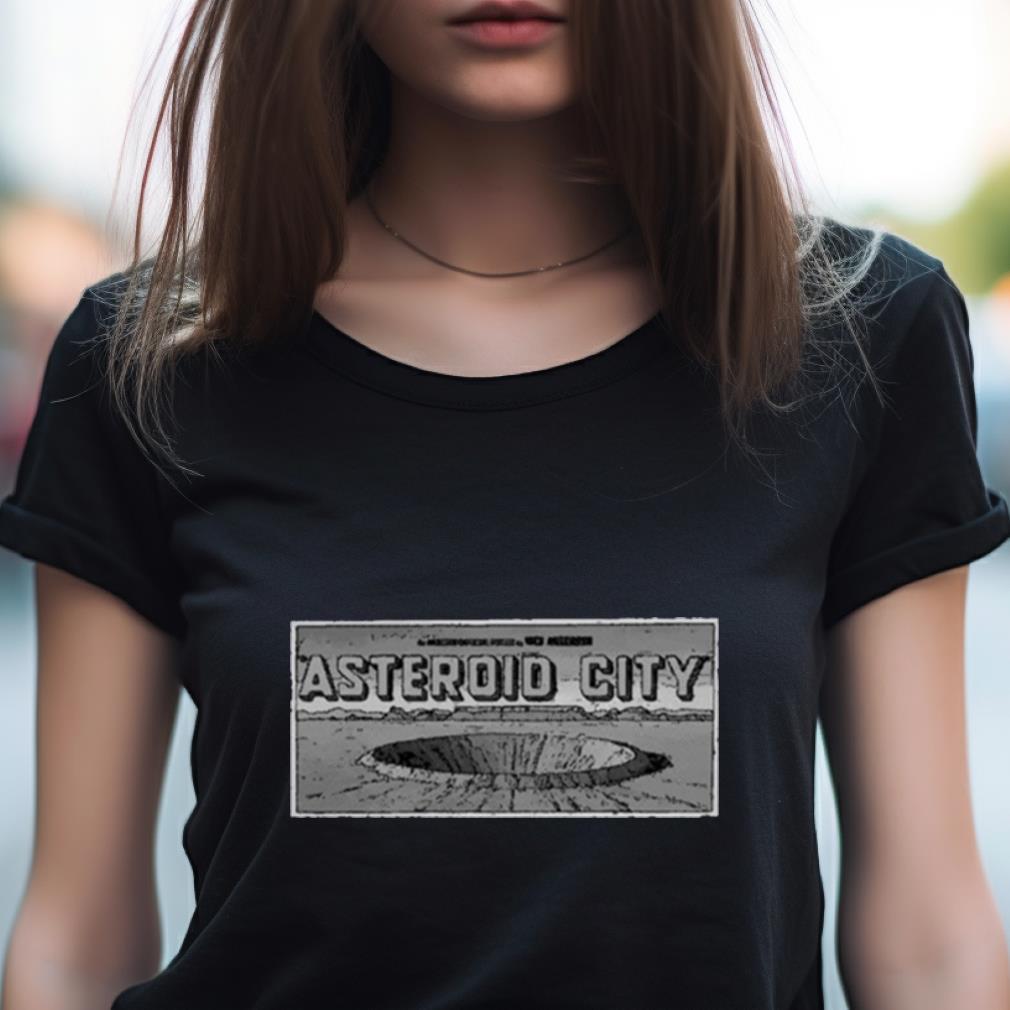 Black And White Asteroid City Shirt Black And White Asteroid City Shirt